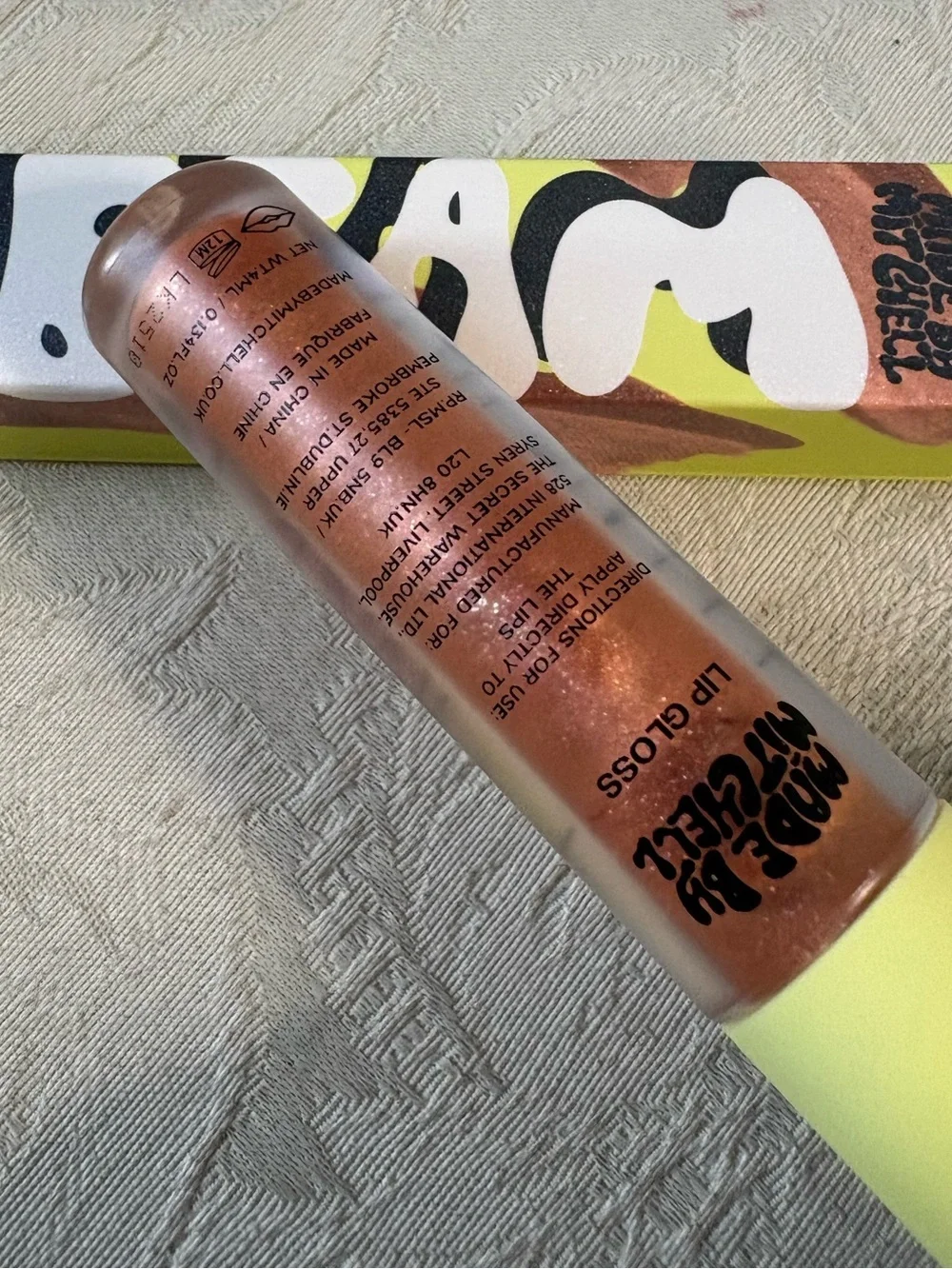 Made by Mitchell Beam Lipgloss in Bohemian Raspberry BNIB